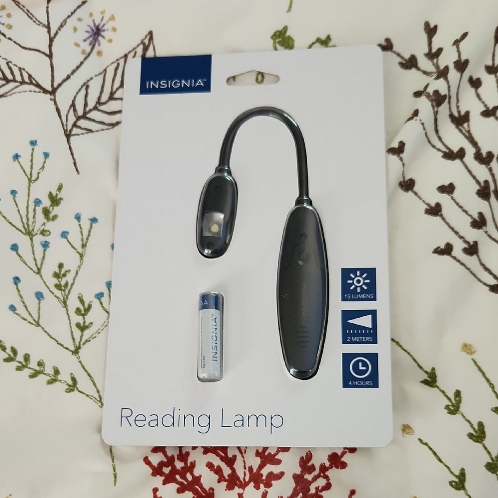 Black Flexible LED Reading Light for Tablets